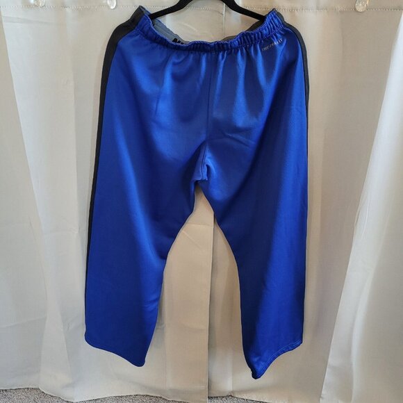 NIKe Mens Track Pants Medium Blue Therma Fit Embroidered Swoosh Athleisure 16527 - Picture 2 of 11